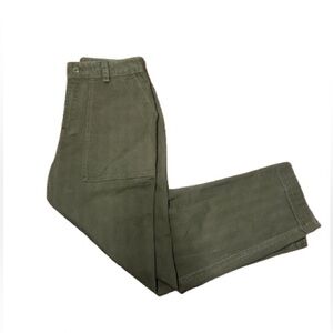 Duluth Trading Co Women's Olive Straight Leg Jeans